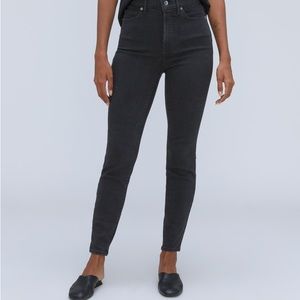 Everlane High Rise Skinny Jean size 30 black